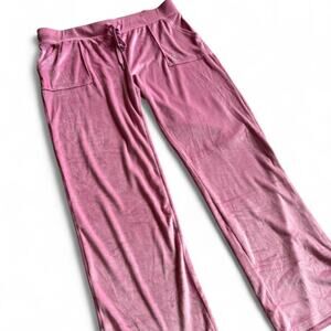 Y2K Juicy Couture Pink Velour Pants – Coquette Lounge XL